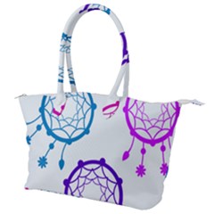 Dreamcatcher Dream Catcher Pattern Canvas Shoulder Bag by Pakrebo