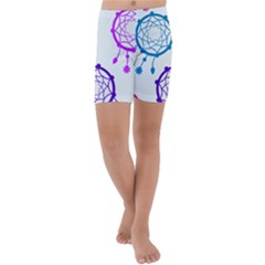 Dreamcatcher Dream Catcher Pattern Kids  Lightweight Velour Capri Yoga Leggings