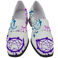 Dreamcatcher Dream Catcher Pattern Women s Chunky Heel Loafers