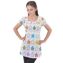 Set Set Up Element Disjunct Image Puff Sleeve Tunic Top