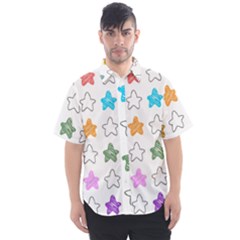 Set Set Up Element Disjunct Image Men s Short Sleeve Shirt