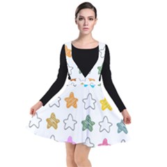 Set Set Up Element Disjunct Image Plunge Pinafore Dress