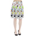 Sketch Cartoon Space Set Pleated Skirt View1