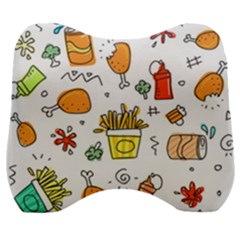 Cute Sketch Set Child Fun Funny Velour Head Support Cushion by Pakrebo