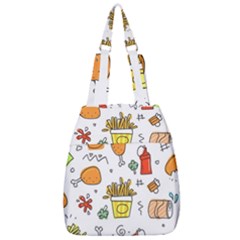 Cute Sketch Set Child Fun Funny Center Zip Backpack