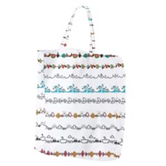 Decoration Element Style Pattern Giant Grocery Tote by Pakrebo