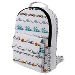 Decoration Element Style Pattern Flap Pocket Backpack (small)