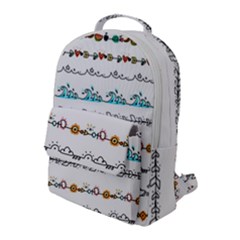 Decoration Element Style Pattern Flap Pocket Backpack (large)