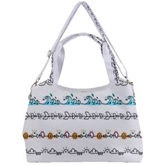 Decoration Element Style Pattern Double Compartment Shoulder Bag by Pakrebo