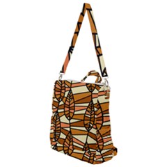 Autumn Leaf Mosaic Seamless Crossbody Backpack