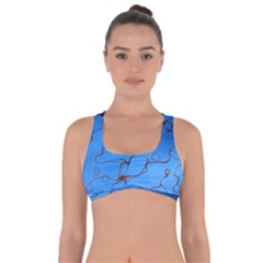 Pattern Background Abstract Got No Strings Sports Bra by Pakrebo