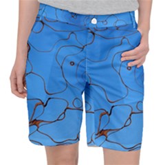 Pattern Background Abstract Pocket Shorts