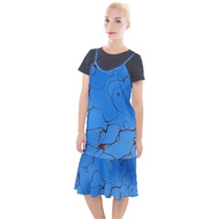 Pattern Background Abstract Camis Fishtail Dress