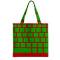 Keyboard Keys Computer Input Pc Zipper Grocery Tote Bag View2