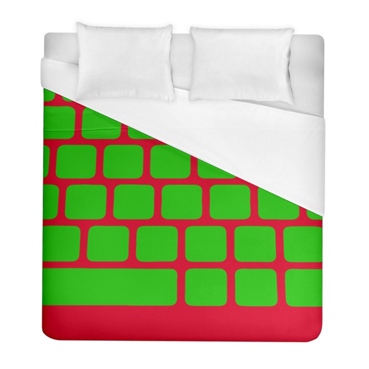 Keyboard Keys Computer Input Pc Duvet Cover (Full/ Double Size)