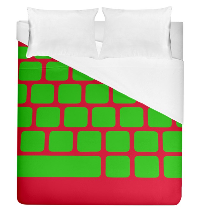 Keyboard Keys Computer Input Pc Duvet Cover (Queen Size)