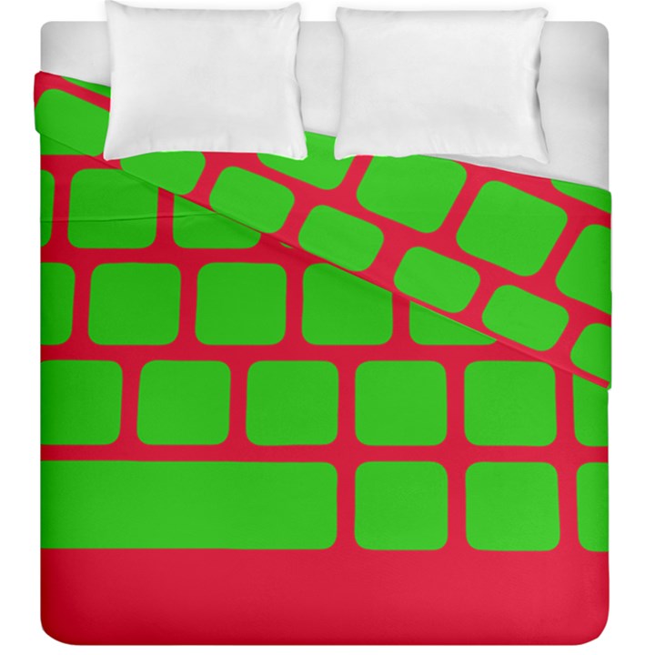 Keyboard Keys Computer Input Pc Duvet Cover Double Side (King Size)