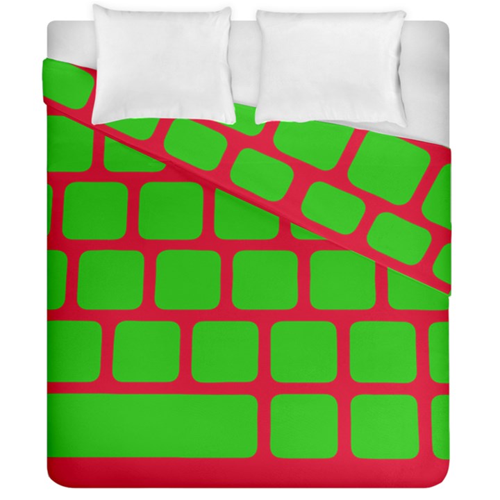 Keyboard Keys Computer Input Pc Duvet Cover Double Side (California King Size)