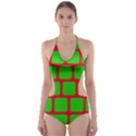 Keyboard Keys Computer Input Pc Cut-Out One Piece Swimsuit View1