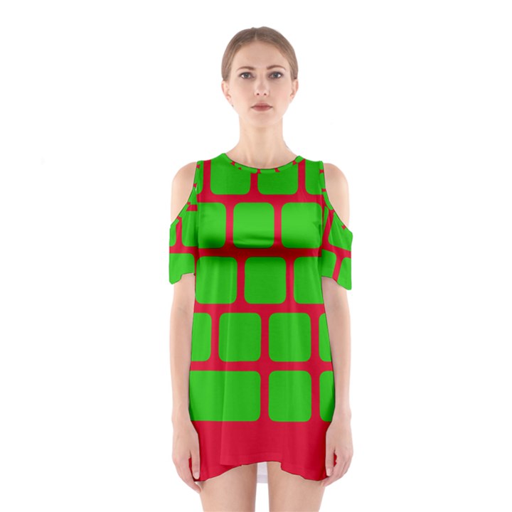 Keyboard Keys Computer Input Pc Shoulder Cutout One Piece Dress