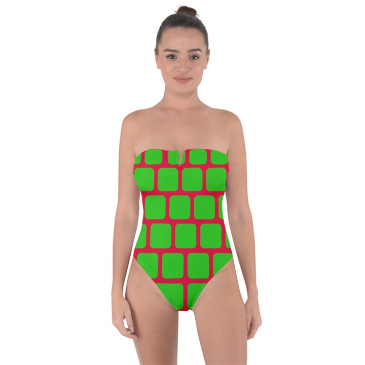 Keyboard Keys Computer Input Pc Tie Back One Piece Swimsuit