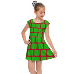 Keyboard Keys Computer Input Pc Kids  Cap Sleeve Dress by Pakrebo