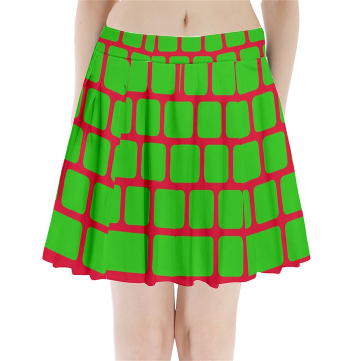 Keyboard Keys Computer Input Pc Pleated Mini Skirt