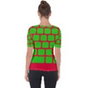 Keyboard Keys Computer Input Pc Shoulder Cut Out Short Sleeve Top View2