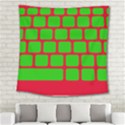 Keyboard Keys Computer Input Pc Square Tapestry (Large) View2