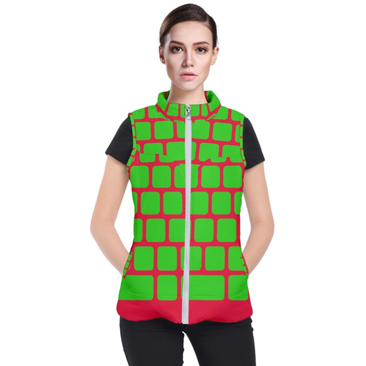 Keyboard Keys Computer Input Pc Women s Puffer Vest