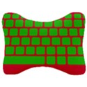 Keyboard Keys Computer Input Pc Velour Seat Head Rest Cushion View1