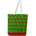 Keyboard Keys Computer Input Pc Full Print Rope Handle Tote (Large) View1