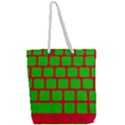 Keyboard Keys Computer Input Pc Full Print Rope Handle Tote (Large) View2