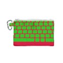 Keyboard Keys Computer Input Pc Canvas Cosmetic Bag (Small) View1