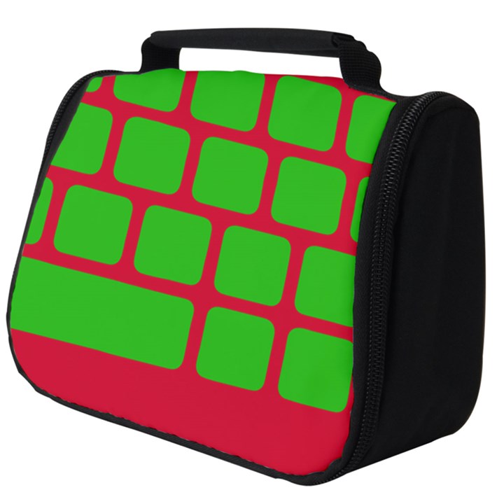 Keyboard Keys Computer Input Pc Full Print Travel Pouch (Big)