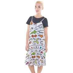 Desktop Pattern Art Graphic Design Camis Fishtail Dress