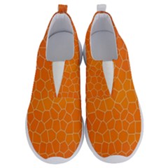 Orange Mosaic Structure Background No Lace Lightweight Shoes