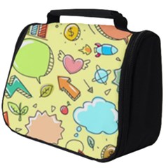 Cute Sketch Child Graphic Funny Full Print Travel Pouch (big)