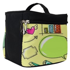 Cute Sketch Child Graphic Funny Make Up Travel Bag (small) by Pakrebo