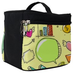 Cute Sketch Child Graphic Funny Make Up Travel Bag (big)