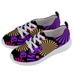 Seamless Halloween Day Of The Dead Women s Lightweight Sports Shoes by Pakrebo