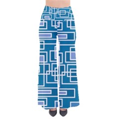 Geometric Rectangle Shape Linear So Vintage Palazzo Pants by Pakrebo