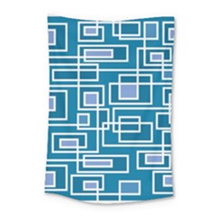 Geometric Rectangle Shape Linear Small Tapestry by Pakrebo