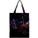 Grunge Paint Splatter Splash Ink Zipper Classic Tote Bag View1