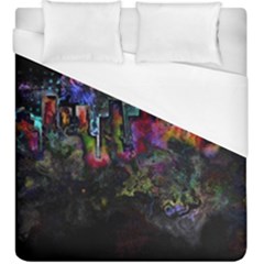 Grunge Paint Splatter Splash Ink Duvet Cover (king Size) by Pakrebo