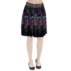 Grunge Paint Splatter Splash Ink Pleated Skirt by Pakrebo