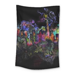 Grunge Paint Splatter Splash Ink Small Tapestry by Pakrebo