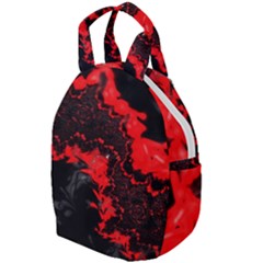 Red Black Fractal Mandelbrot Art Wallpaper Travel Backpacks by Pakrebo