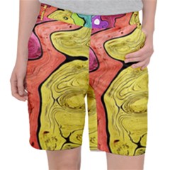 Pattern Background Abstract Pocket Shorts