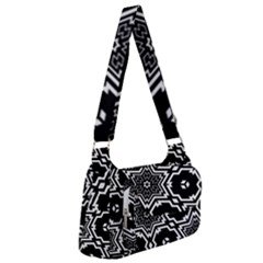 Black And White Pattern Background Structure Post Office Delivery Bag